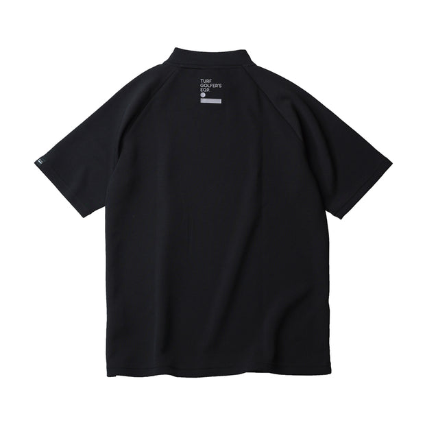 TURF RAGLAN MOCK NECK TEE