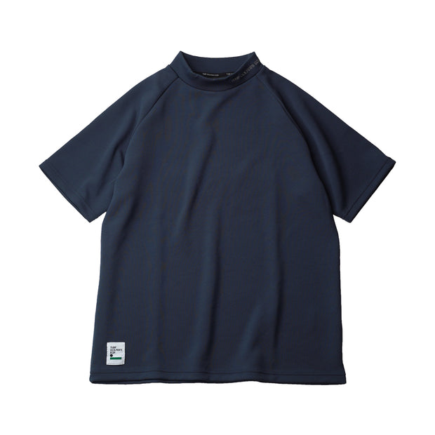 TURF RAGLAN MOCK NECK TEE