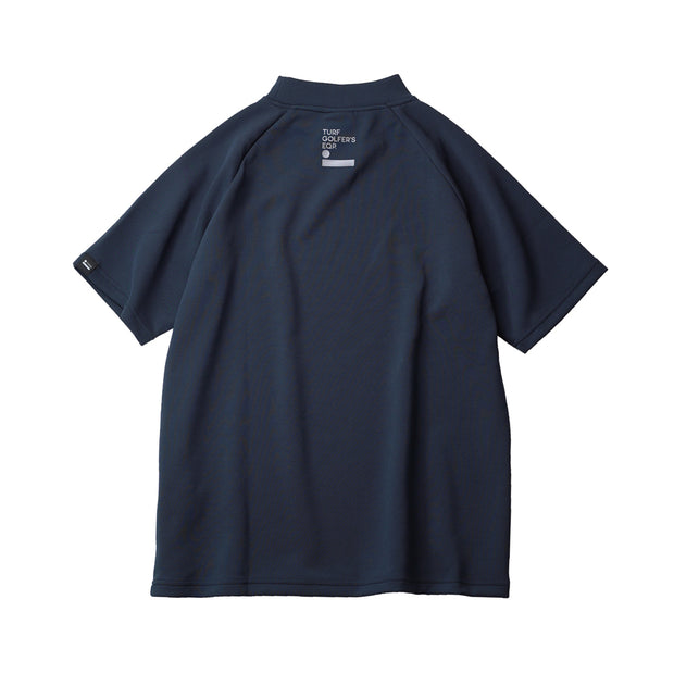 TURF RAGLAN MOCK NECK TEE