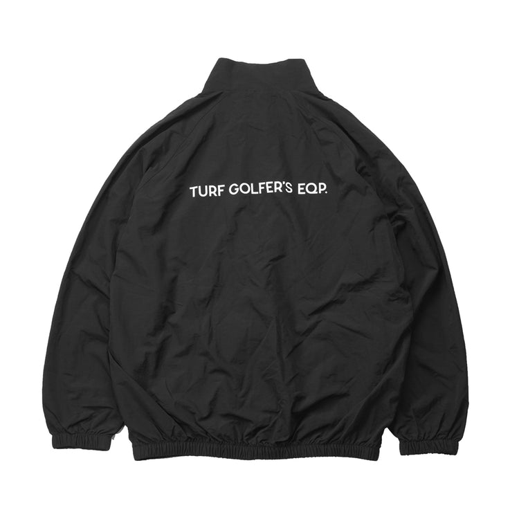   GOLF ブラックジャケット L TURF RAGLAN COACH JACKET｜TURF GOLFER'S EQP.